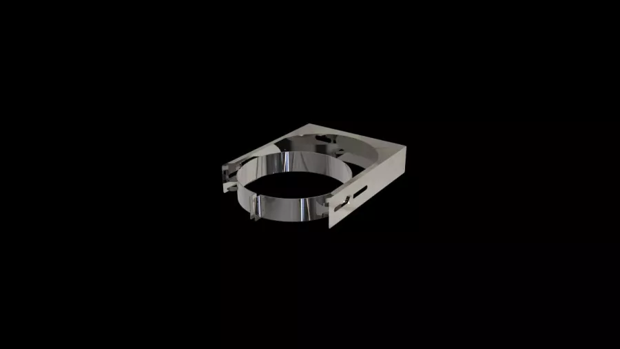 DW PLUS Wandabstandhalter 5–10 cm, Doppelwandig - Edelstahl